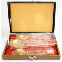 Coronet 7-Piece Collection 24 Karat Gold Cutlery Set (Pre-Owned)