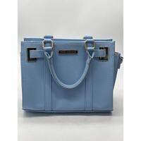 Colette by Colette Hayman Ladies Blue Handbag with Textured Faux Leather
