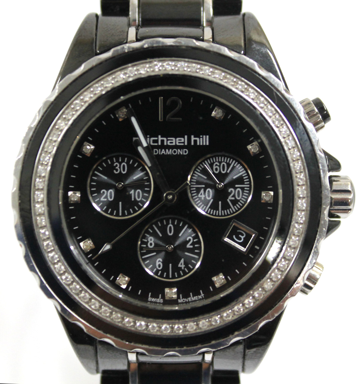 Michael hill black diamond watch sale