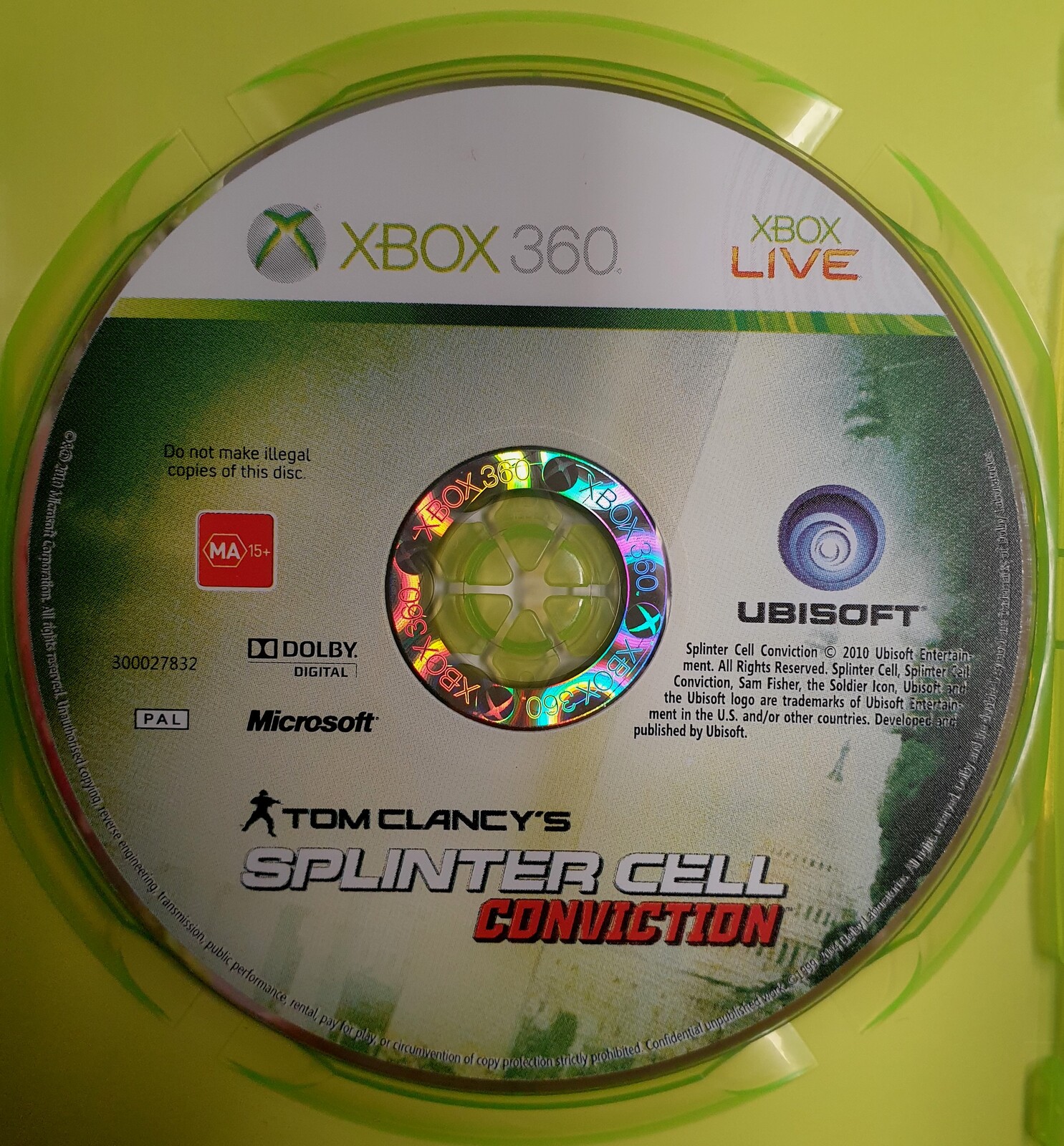 download xbox 360 splinter cell conviction for free