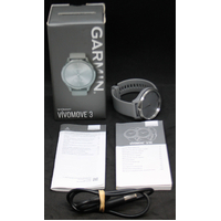 Garmin Vívomove 3 Smartwatch 010-02239-00 Silver Stainless Steel Bezel