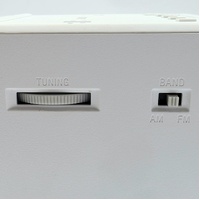 Sony ICF-C1 AM/FM Clock Radio Alarm Clock White Cube Bedside Radio