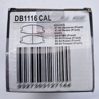 Calibre Disc Brake Pads DB1116CAL Holden Isuzu