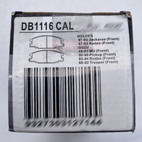 Calibre Disc Brake Pads DB1116CAL Holden-Isuzu (New Never Used)