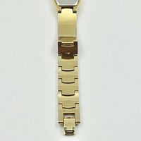 Seiko Ladies Gold Tone Quartz Watch 1N00-0FR0 Rectangular Ivory Dial