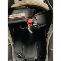 Kabuto Aeroblade-5 ECE 22-05 Black/Red/Grey Size Large 58-59cm Bargy Design Helmet (Pre-owned )