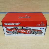Classic Carlectables 1:18 2008 Jamie Whincup Vodafone BF Falcon Collectable Car