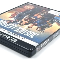 Large View Justice League 4K Ultra HD + Blu-ray DC Superhero Action Movie