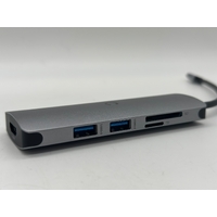 Cygnett Unite DeskMate CY3317HUBC2 USB-C Hub Multiport Adapter Silver