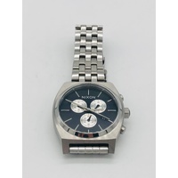 Nixon Synchronicity Time Teller Stainless Steel Chrono Unisex Quartz Watch