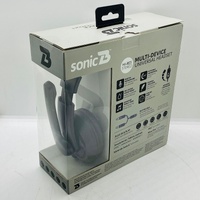 Sonic B Hi-Res Stereo Multi-Device Universal Headset Black with Noise Reduction