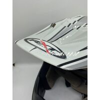 RXT Racer II 2013 White Gunmetal Antman Design Large Helmet (Pre-Owned)