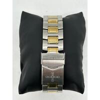 The Bradford Exchange Boxing Kangaroo Two-Tone Stainless Steel Mens Watch 
