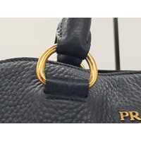 Prada Milano BN1713 Vitello Daino Bluette Women’s Blue Handbag Shoulder Bag