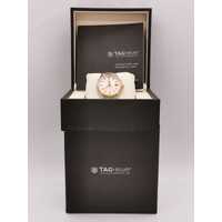 TAG Heuer Carrera Auto Calibre 5 Gold/Silver Watch with Box (Pre-owned)