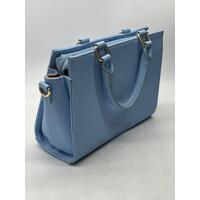 Colette by Colette Hayman Ladies Blue Handbag with Textured Faux Leather
