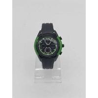Citizen CA0289-00E Eco-Drive Chronograph Men’s Black Green Watch 10 Bar WR
