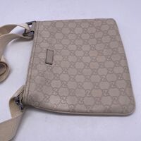 Gucci White Guccissima Leather Messenger Bag Hawaii Exclusive 2007