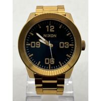 Nixon Men’s Watch “Take Charge” All Gold/Black Stainless Steel (Pre-owned)
