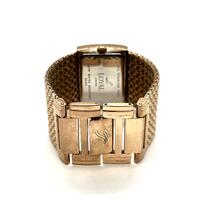 Loyal Women’s Rose Gold Tone Stainless Steel Small Size Rectangle Shape Watch