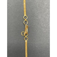Ladies 22ct Yellow Gold Fancy Link Necklace (Pre-Owned)