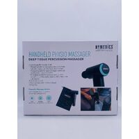 NEW Homedics Handheld Physio Massage Gun in Black with Extra Accessories