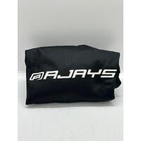 Rjays Dominator II Gloss Black Motorcycle Helmet Size Small 55-56cm and Dust Bag