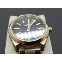 Diesel Gold Tone Metal Band Ladies Analog Watch DZ5474 Stainless Steel Case