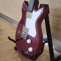 Harmony Rebel 6 String Electric Guitar Burgundy Dual Humbucker 