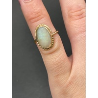 Ladies 9ct Yellow Gold Pearl Ring