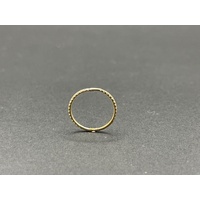 Ladies 9ct Yellow Gold Round Hoop Earrings