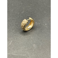 Ladies 9ct Yellow Gold Round Huggie Hoop Earrings