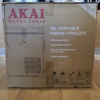 Akai AK-FF45L 45L Portable Fridge Freezer 12V 24V Camping Caravan