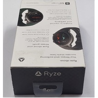 RYZE Flex Fitness & Wellbeing Smart Watch Dark Grey Black Green Activity Tracker