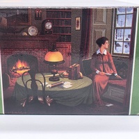 MB Charles Wysocki Americana Her Captain's Wistful Letter Puzzle 1000pc