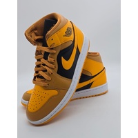 Nike WMNS Air Jordan 1 Mid Chutney Taxi Black White BQ6472 700 Size 8 US