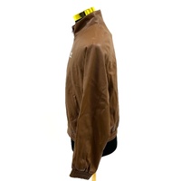 Adidas Originals Adicolor Trefoil Faux Leather Jacket Ladies Wild Brown II6102