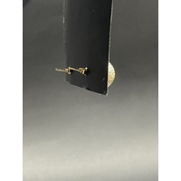 Ladies 18ct Yellow Gold Ball Stud Earrings