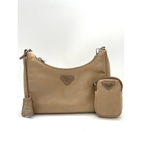 Prada Milano Re-Edition 2005 Nylon Mini Shoulder Bag with Coin Bag and Strap