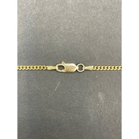 Unisex 18ct Yellow Gold Curb Link Necklace