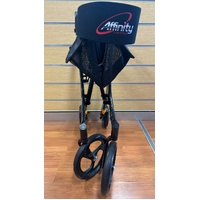 Peak Ellipse SuperLite Carbon Fibre Rollator Black Medium 120kg Max with Basket