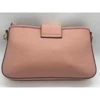 US Polo ASSN Ladies Pink Crossbody Handbag with Detachable Shoulder Strap