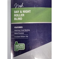 Windoware Nash Day and Night Roller Blind Width 150cm Drop 240cm