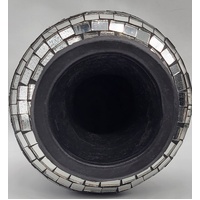 Mirror Tile Mosaic Vases 3 Piece Set 32cm 26cm 22cm
