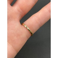 Ladies 21ct Yellow Gold Cubic Zirconia Ring