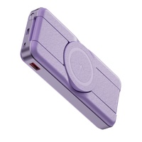 EKO 5 in 1 Portable Wireless Charger and Powerbank for iPhone in Violet