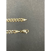 Unisex 9ct Yellow Gold Curb Link Necklace