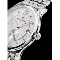 Bernhard H. Mayer Mother of Pearl Diamond Stainless Steel Muses Ladies Watch