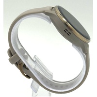 Garmin Venu 3S GPS WiFi Gold Steel Bezel French Grey Case Silicone Band Watch