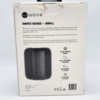 Wave Portable Speaker Amped Series Small 3S-2448 Bluetooth IPX7 LED Black